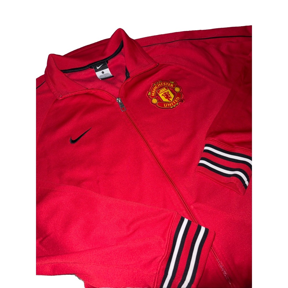 Nike Manchester United Pre match Jacket Red/Black/White 2011 Size Mens Large